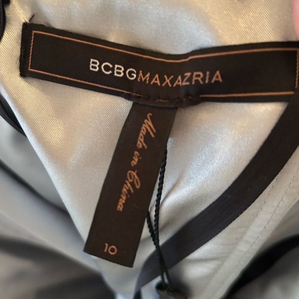 NWT BCBGMaxAzria Silk formal dress Size 10 - Picture 8 of 8